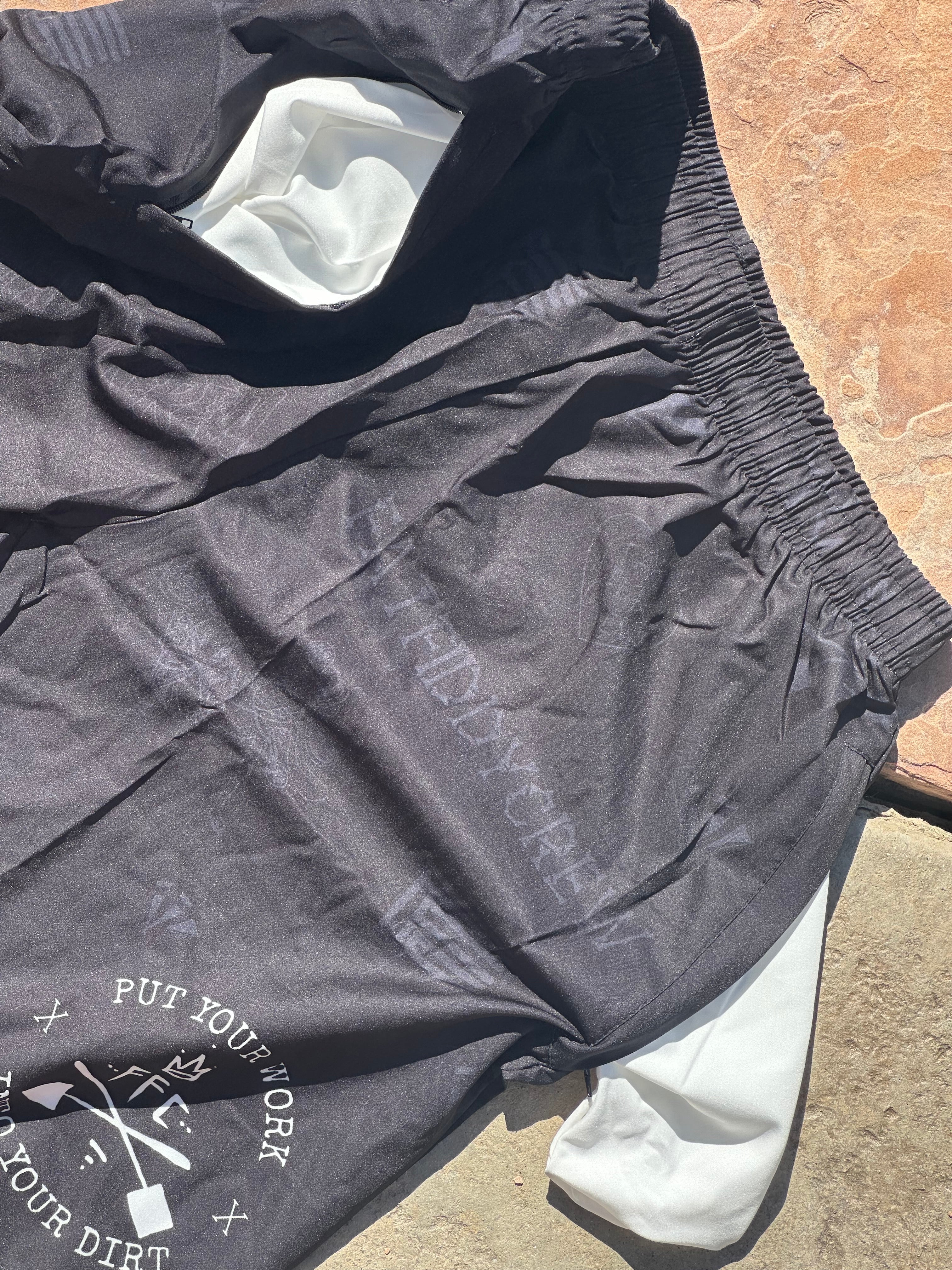 FFC BLACK SHOVEL DIG IT SHOVEL SHORTS