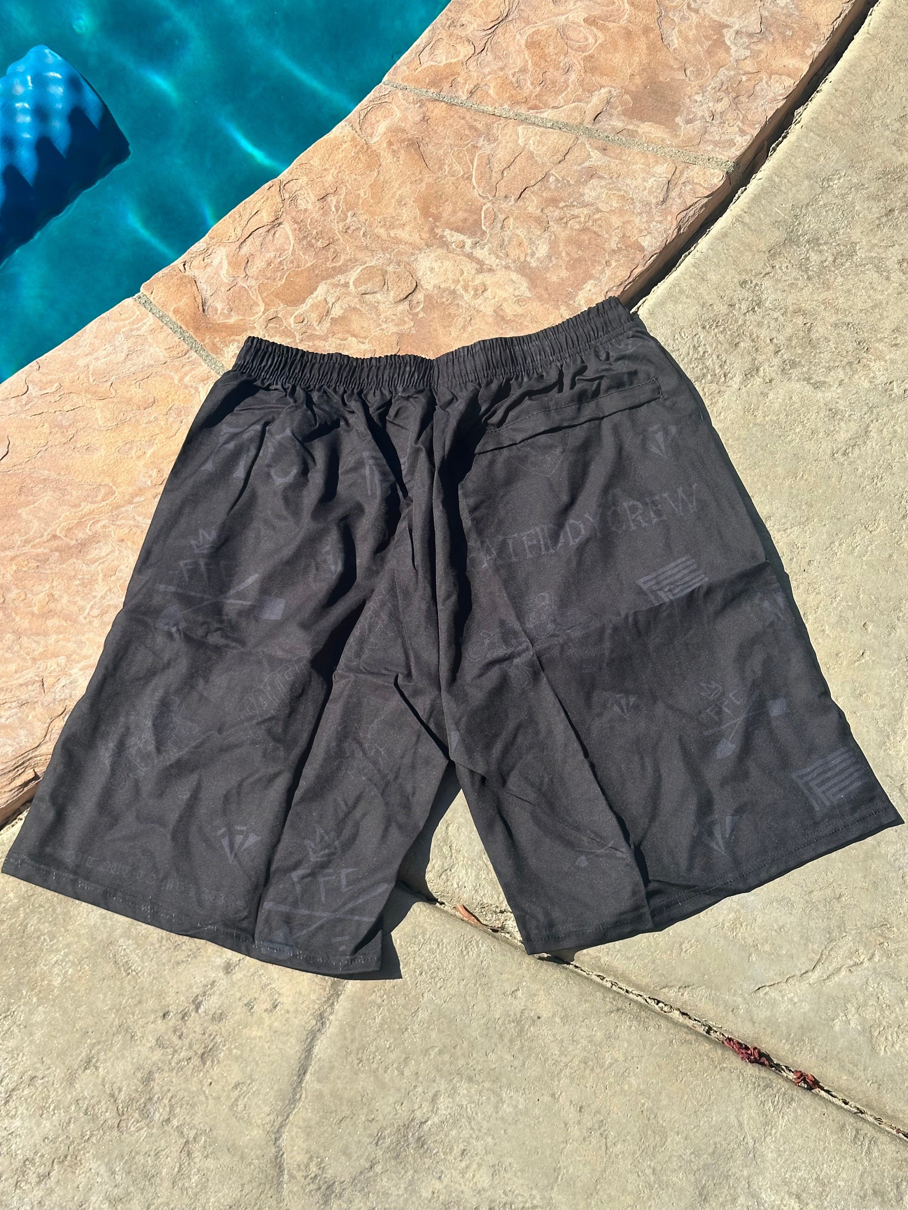 FFC BLACK SHOVEL DIG IT SHOVEL SHORTS