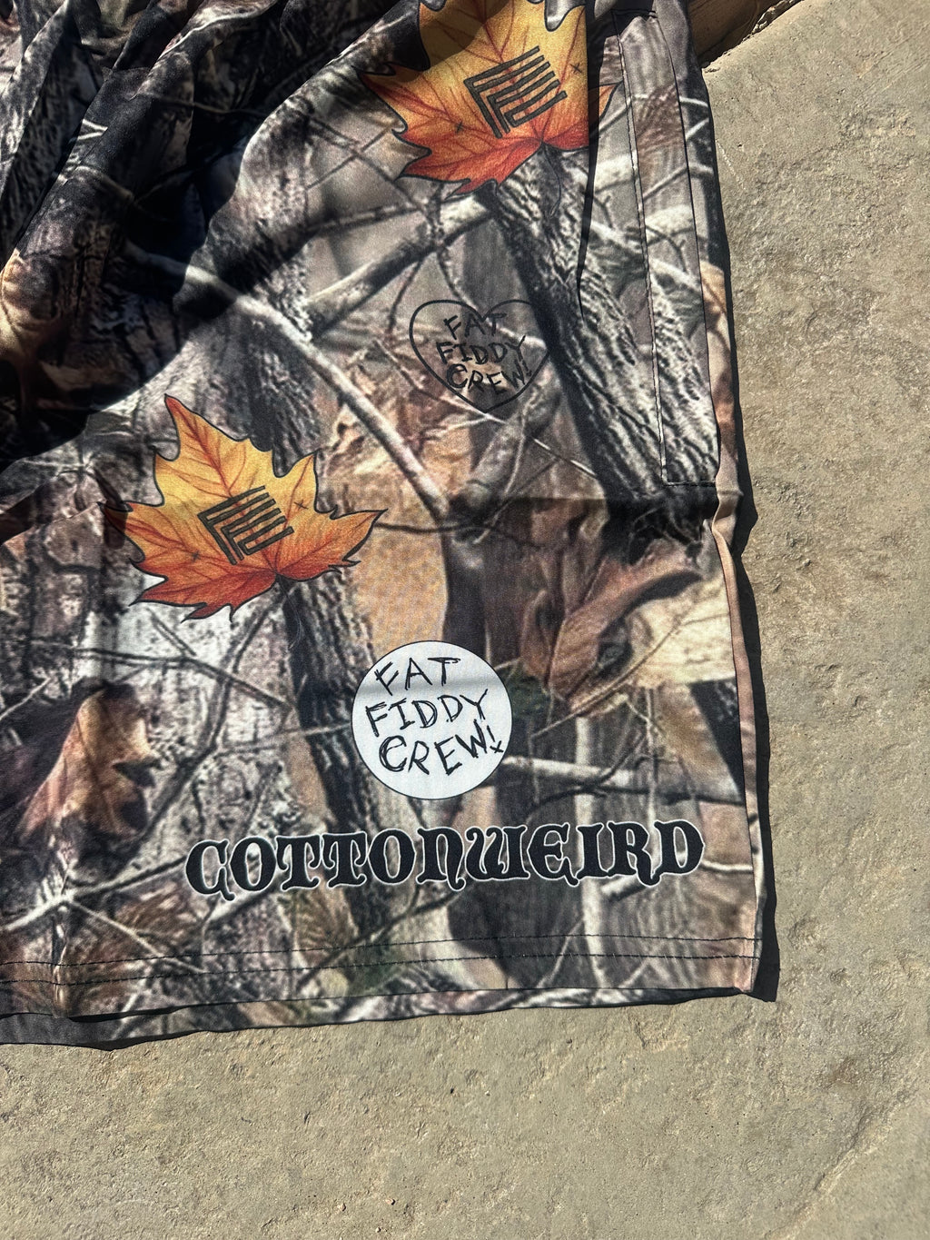 FFC COTTONWEIRD CAMO SHORTS
